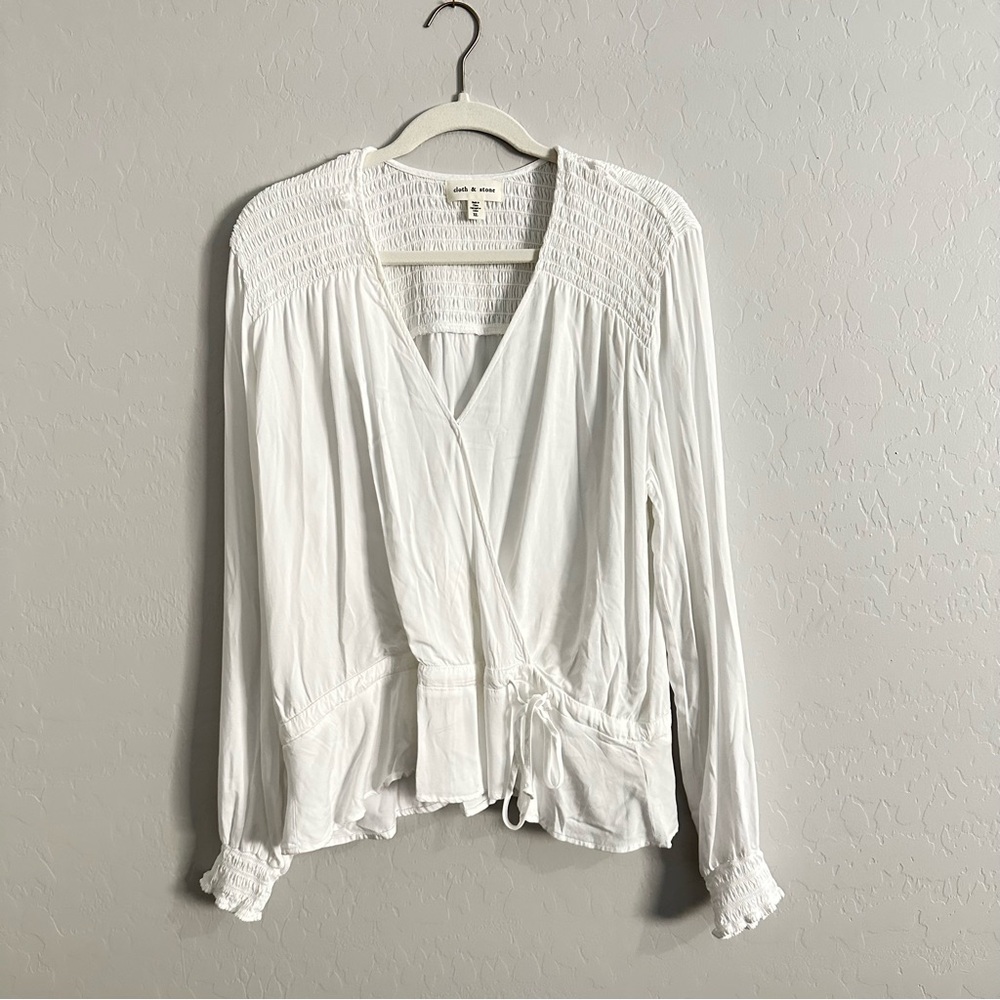 Cloth and Stone white top